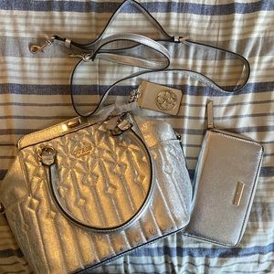 Silver purse bundle! GUESS & NY&C